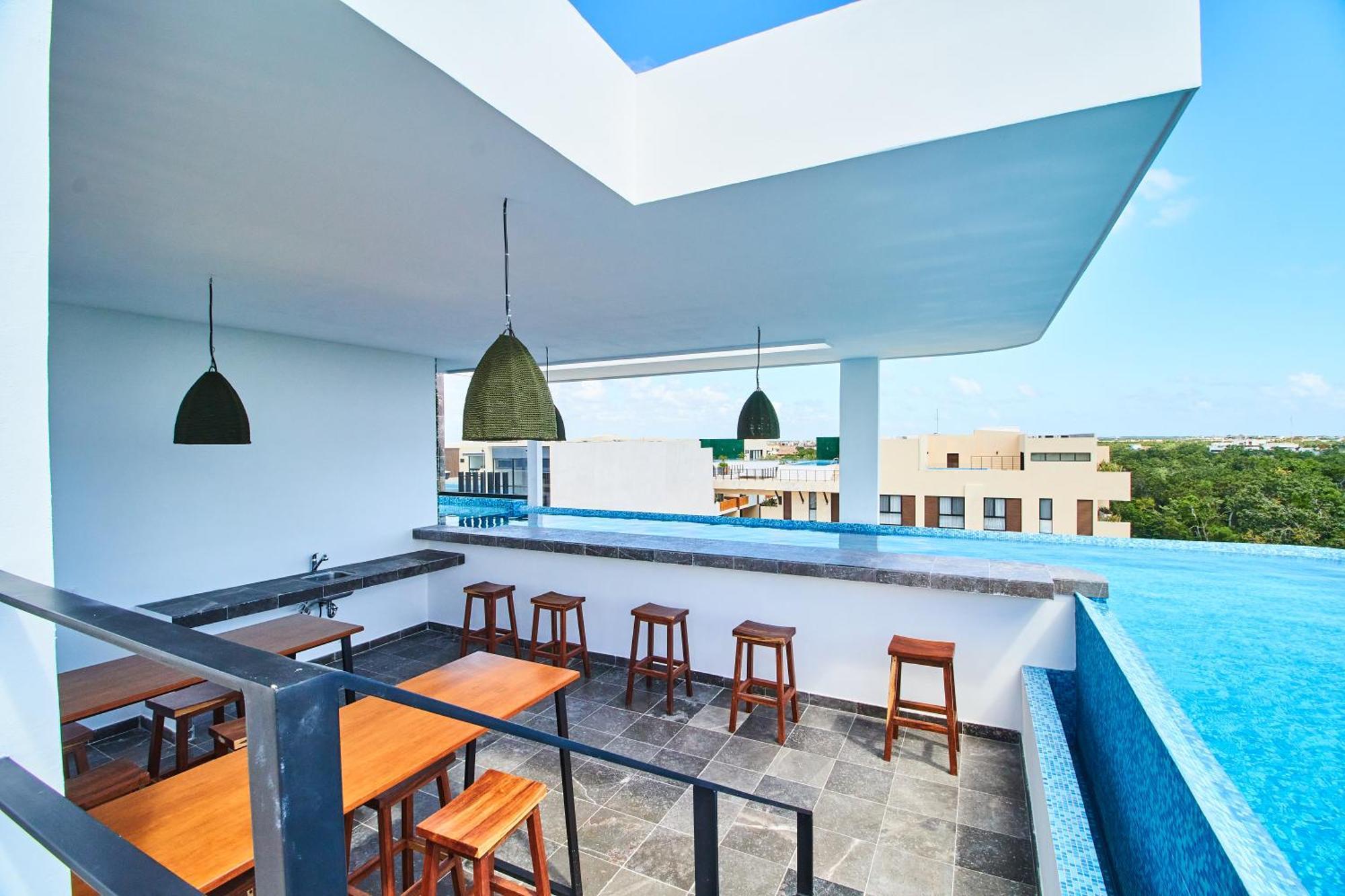 Luxury Penthouse With Private Pool In Aldea Zama Apartment Tulum Exterior photo