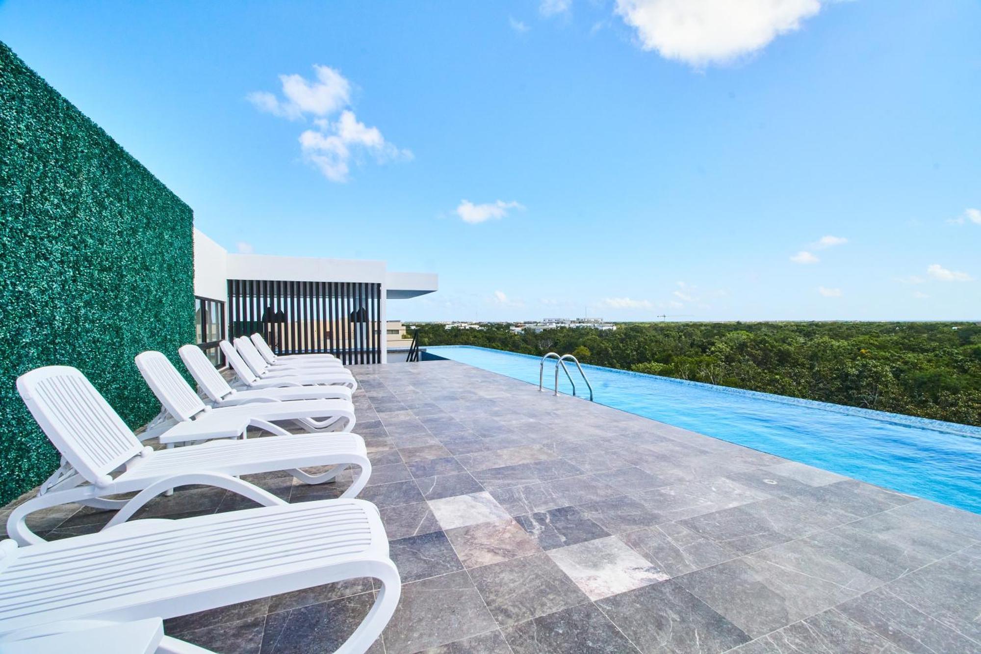 Luxury Penthouse With Private Pool In Aldea Zama Apartment Tulum Exterior photo